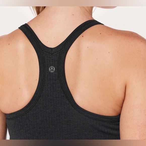 NWOT Lululemon Ebb To Street Tank II Black - Picture 2 of 6